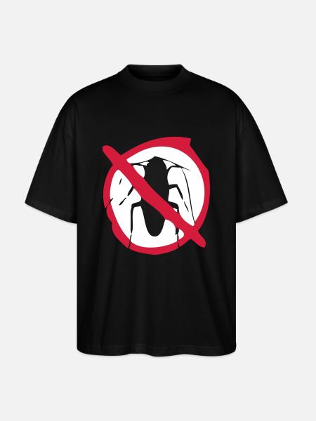 Anti Kakkerlak 2 - Stanley/Stella Uniseks oversized bio T-shirt Blaster 2.0 - zwart