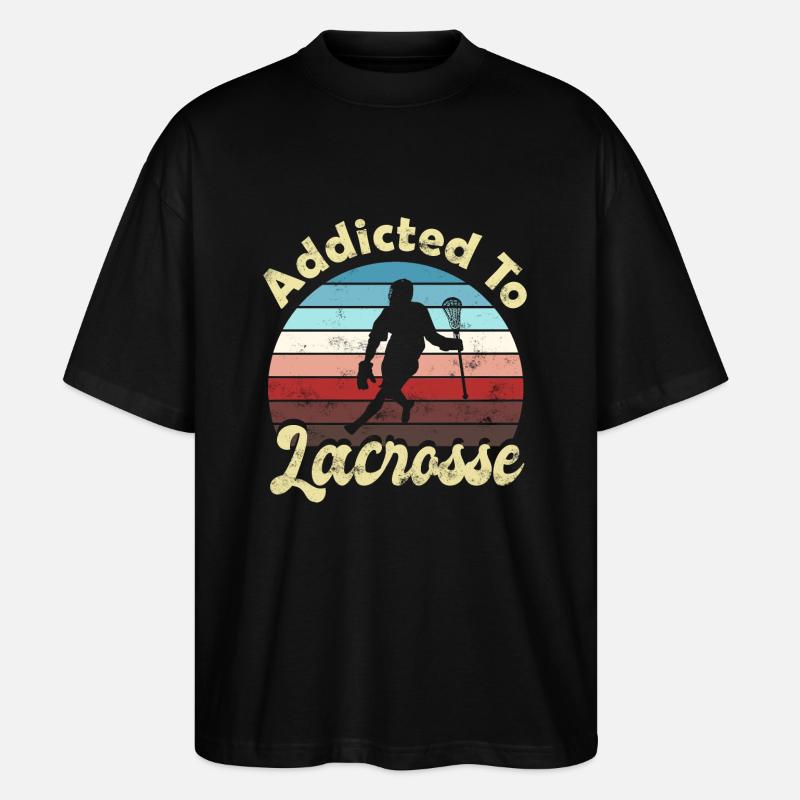 Lacrosse - Stanley/Stella Oversized Unisex Organic T-shirt Blaster 2.0 - black
