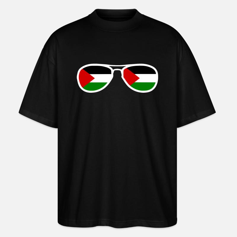 Palestine - T-shirt bio Blaster 2.0 coupe oversize Stanley/Stella Unisexe - noir