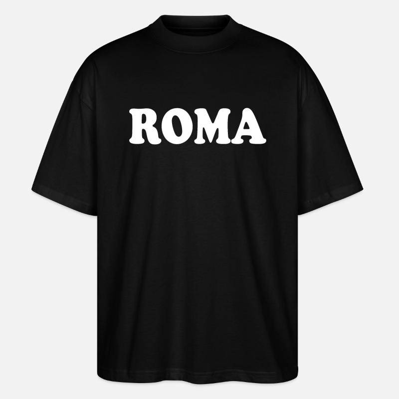 Rom - Stanley/Stella Oversized Unisex Bio T-Shirt Blaster 2.0 - Schwarz