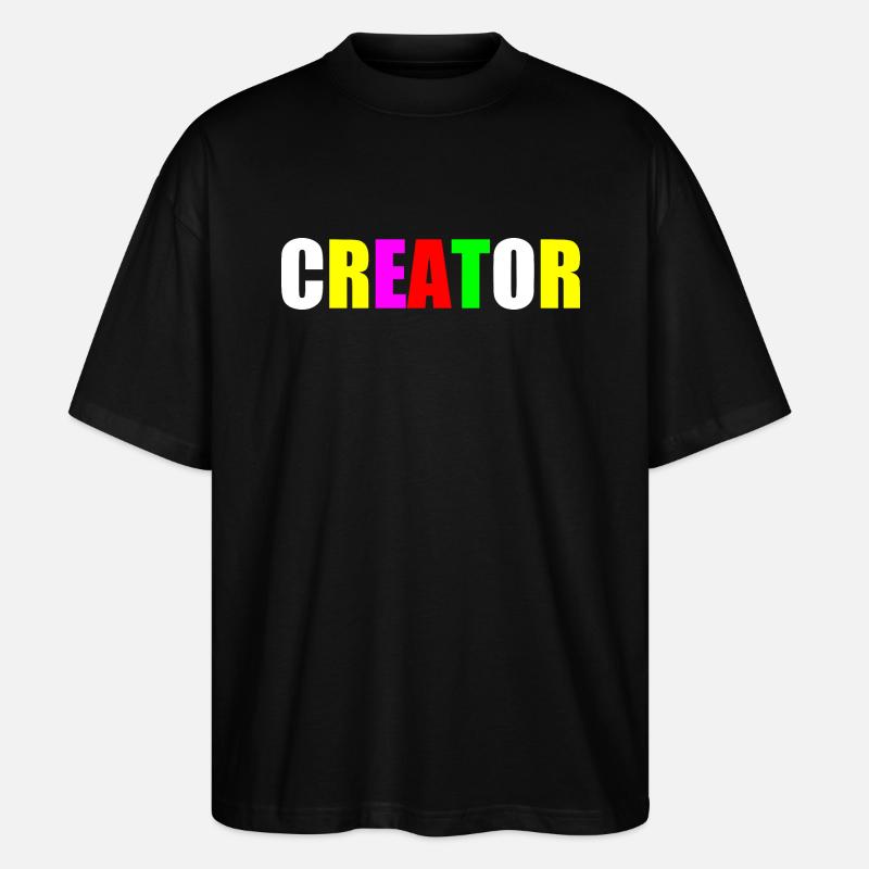 Creator - Stanley/Stella Oversized Unisex Organic T-shirt Blaster 2.0 - black
