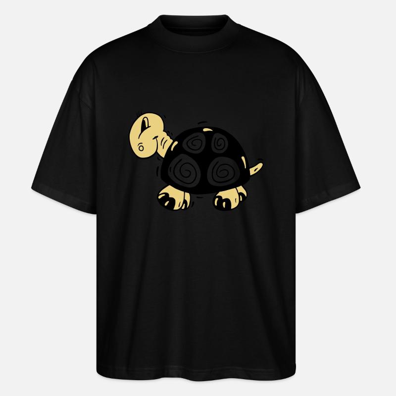 Schildkroete 2v_b - Stanley/Stella Oversized Unisex Bio T-Shirt Blaster 2.0 - Schwarz