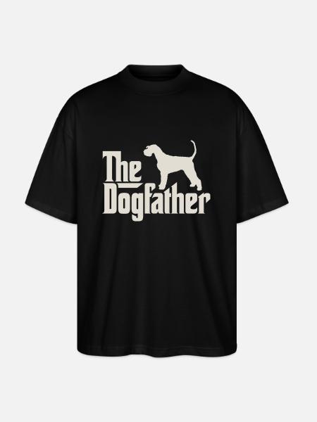 Le Dogfather - Schnauzer géant Schnauzer - T-shirt bio Blaster 2.0 coupe oversize Stanley/Stella Unisexe - noir