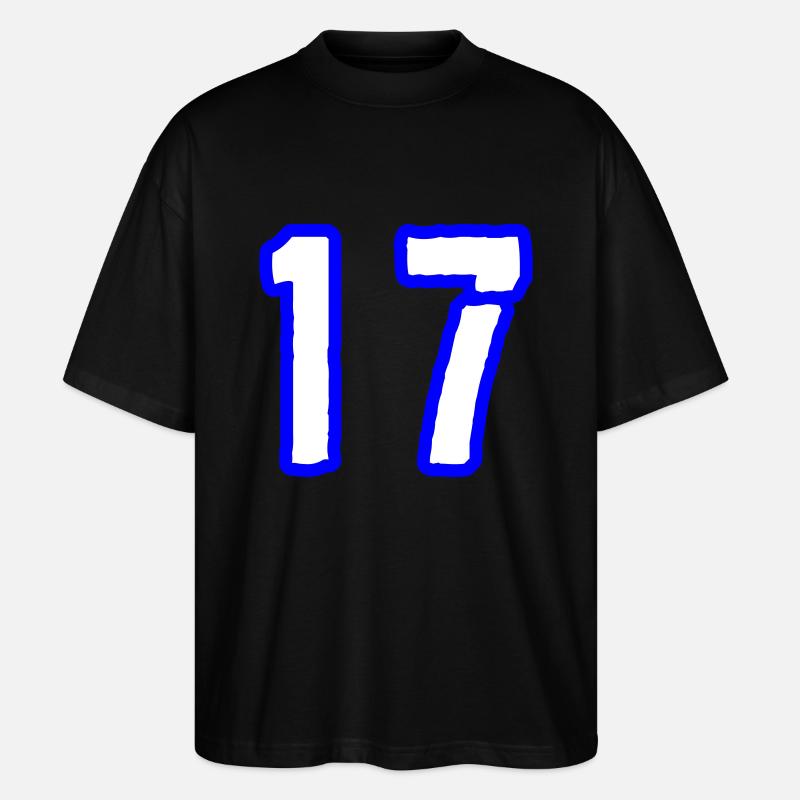 17 Symbole numérique - T-shirt bio Blaster 2.0 coupe oversize Stanley/Stella Unisexe - noir