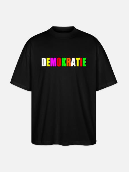 Democracy - Stanley/Stella Oversized Unisex Organic T-shirt Blaster 2.0 - black