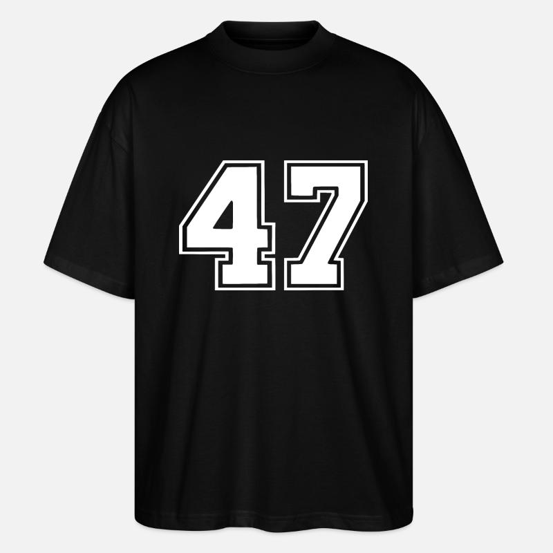 47 - Stanley/Stella Oversized Unisex Bio T-Shirt Blaster 2.0 - Schwarz