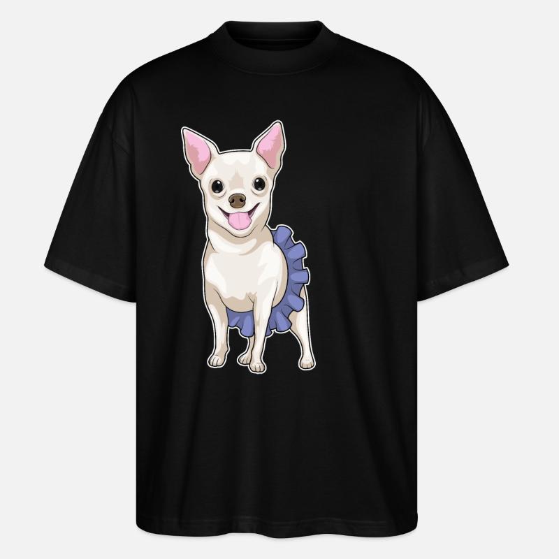 Ballet des danseuses Chihuahua - T-shirt bio Blaster 2.0 coupe oversize Stanley/Stella Unisexe - noir
