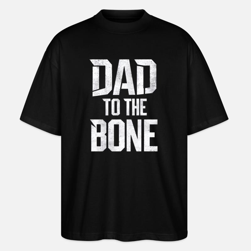 Papa jusqu’à l’os Style unique - T-shirt bio Blaster 2.0 coupe oversize Stanley/Stella Unisexe - noir