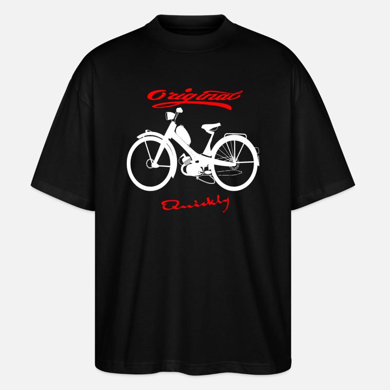 NSU Quickly Moped Cult - Stanley/Stella Oversized Unisex Organic T-shirt Blaster 2.0 - black