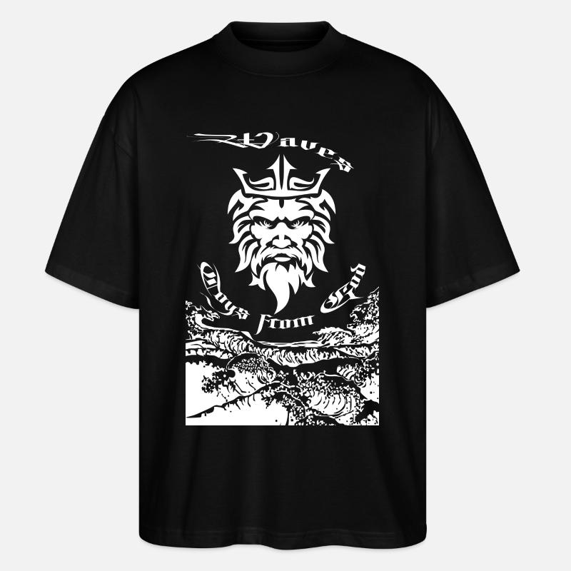 Jouets Waves de Dieu - T-shirt bio Blaster 2.0 coupe oversize Stanley/Stella Unisexe - noir