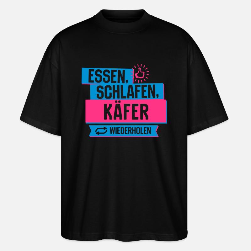 Hobby Käfer - Stanley/Stella Oversized Unisex Bio T-Shirt Blaster 2.0 - Schwarz