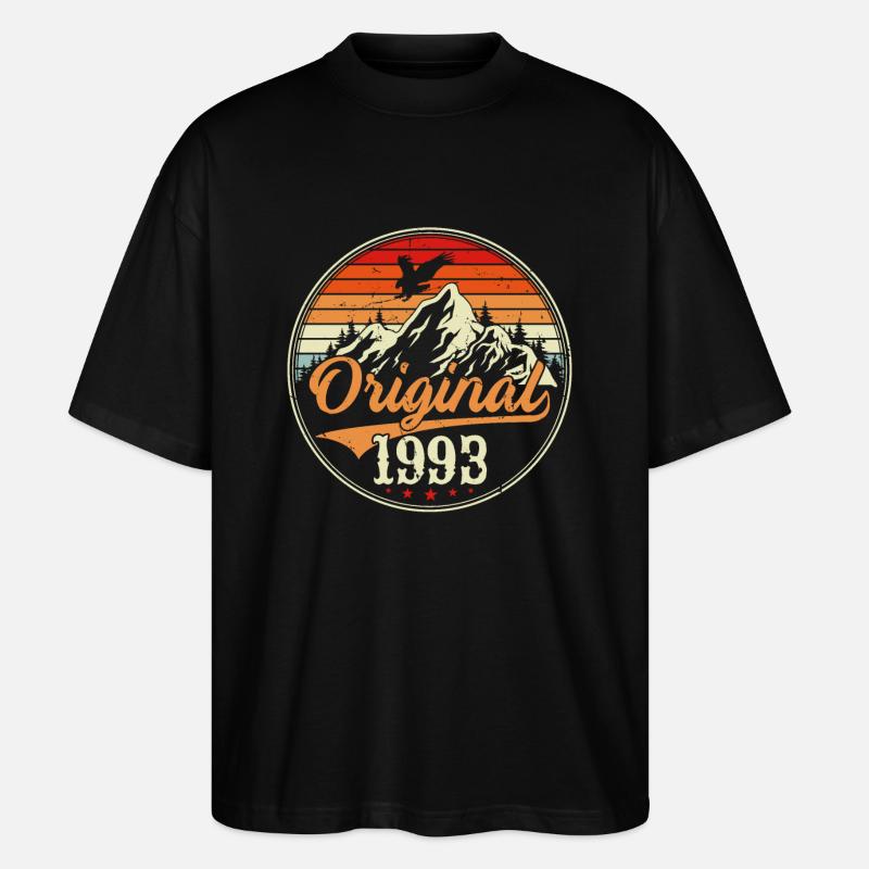 Ursprünglich 1993 - Stanley/Stella Oversized Unisex Bio T-Shirt Blaster 2.0 - Schwarz