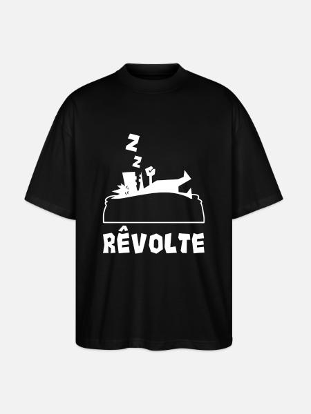 Rêvolte - T-shirt bio Blaster 2.0 coupe oversize Stanley/Stella Unisexe - noir