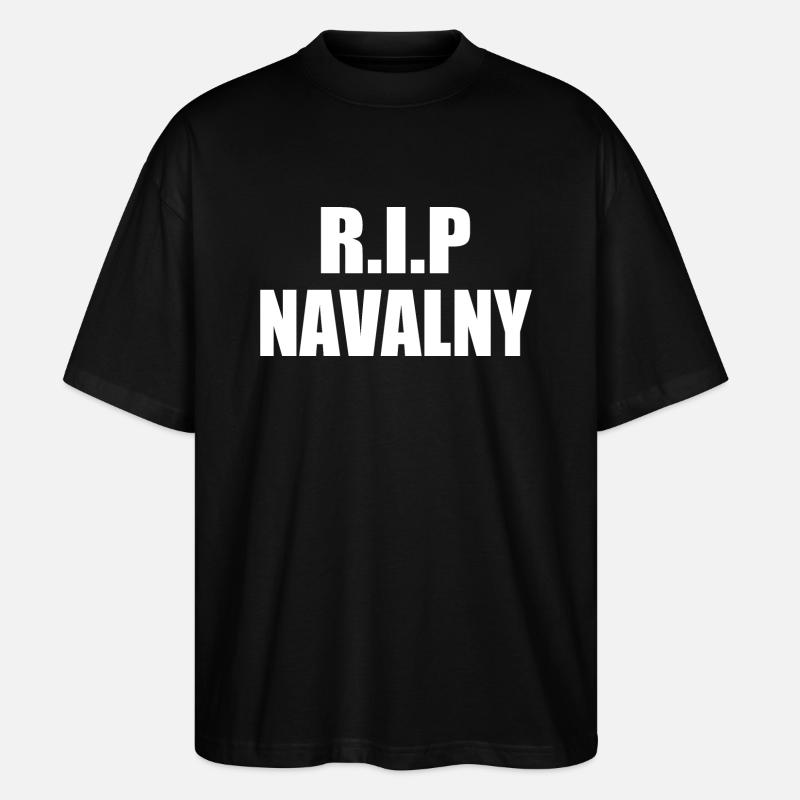rip alexej nawalny - T-shirt bio Blaster 2.0 coupe oversize Stanley/Stella Unisexe - noir
