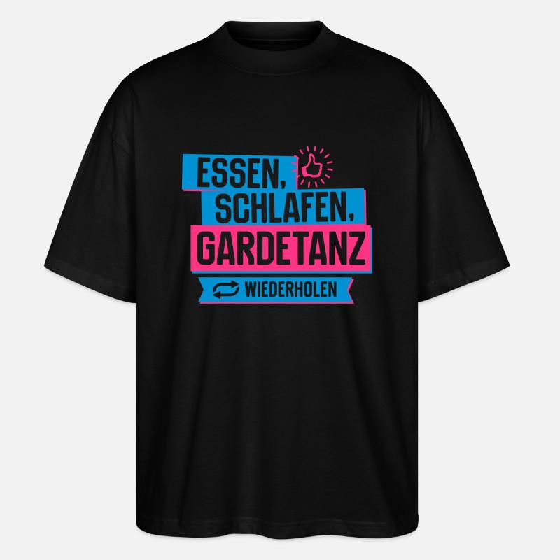 Hobby Gardetanz - Stanley/Stella Oversized Unisex Bio T-Shirt Blaster 2.0 - Schwarz