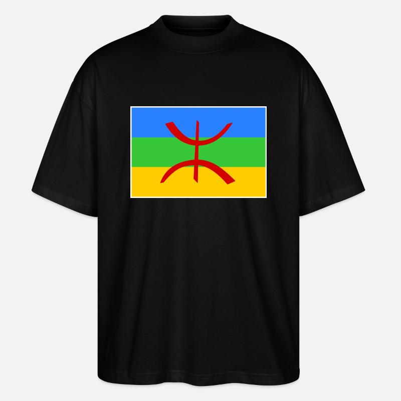 Amazigh - Stanley/Stella Oversized Unisex Bio T-Shirt Blaster 2.0 - Schwarz