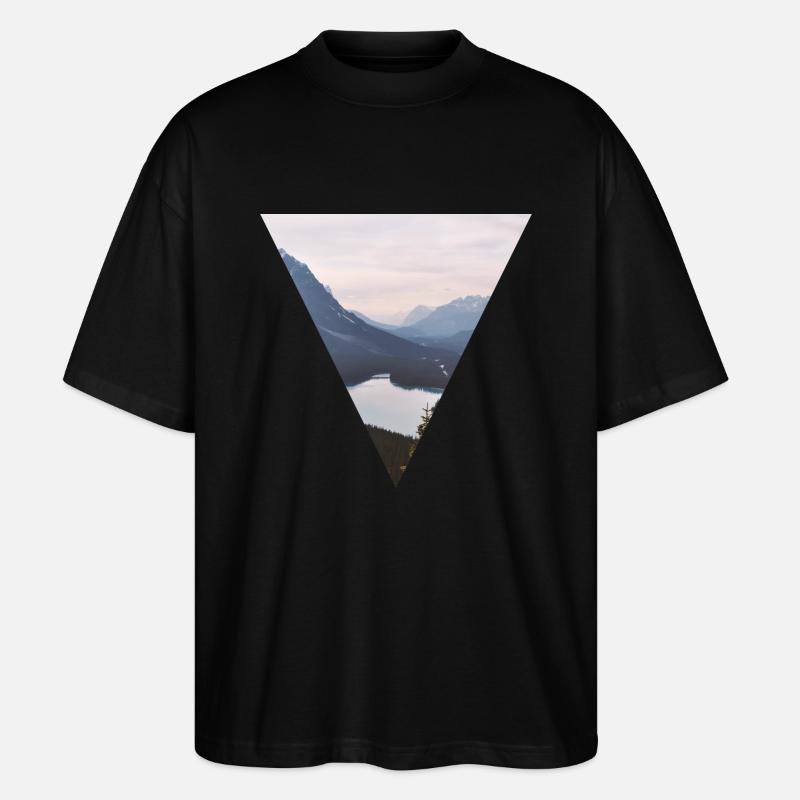 Berg - Stanley/Stella Oversized Unisex Bio T-Shirt Blaster 2.0 - Schwarz