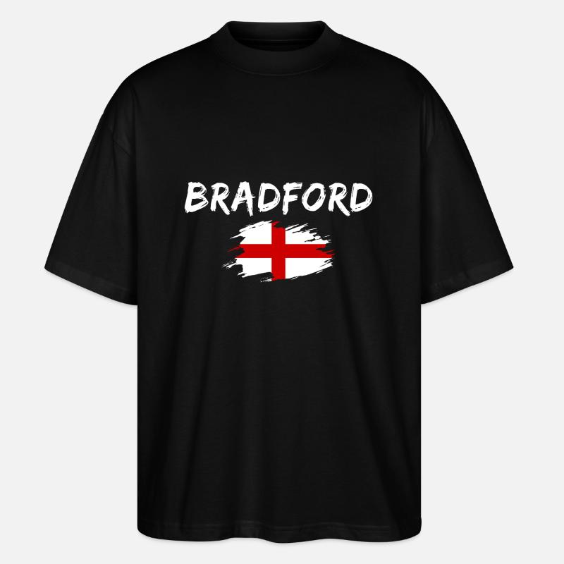 Bradford, Angleterre - T-shirt bio Blaster 2.0 coupe oversize Stanley/Stella Unisexe - noir