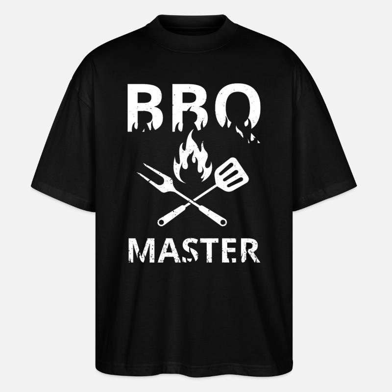 BBQ-Meister - Stanley/Stella Oversized Unisex Bio T-Shirt Blaster 2.0 - Schwarz