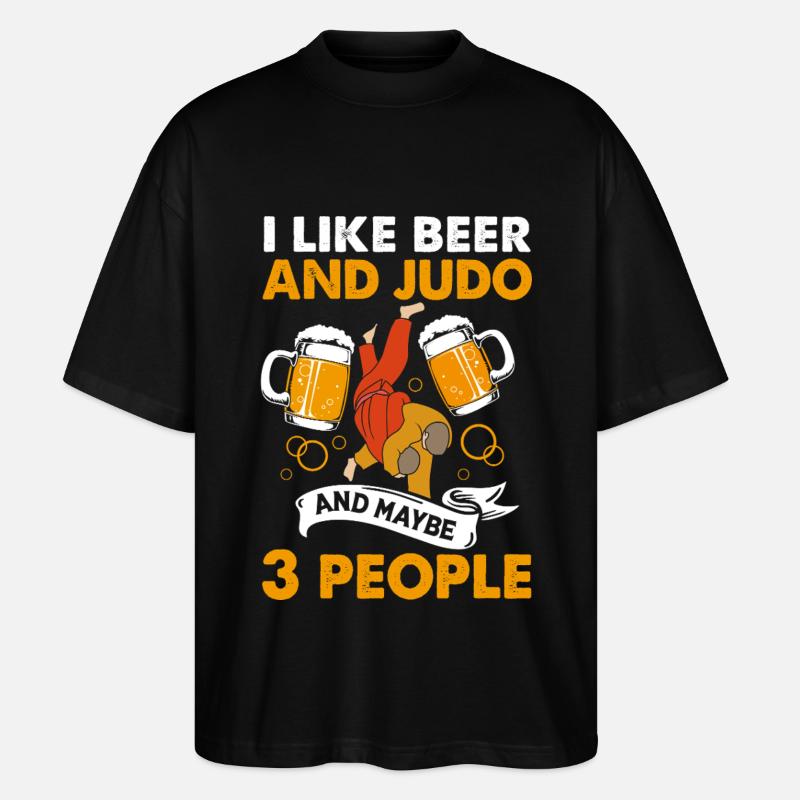 Judo - Stanley/Stella Oversized Unisex Bio T-Shirt Blaster 2.0 - Schwarz