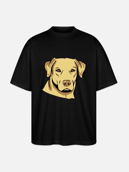 Dog mops - Stanley/Stella Oversized Unisex Organic T-shirt Blaster 2.0 - black