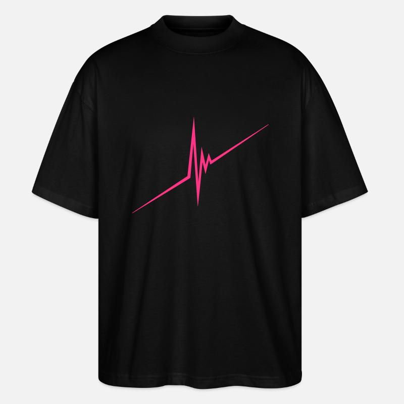 pulse - T-shirt bio Blaster 2.0 coupe oversize Stanley/Stella Unisexe - noir
