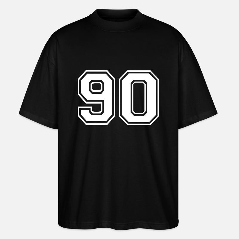 90 - Stanley/Stella Oversized Unisex Bio T-Shirt Blaster 2.0 - Schwarz