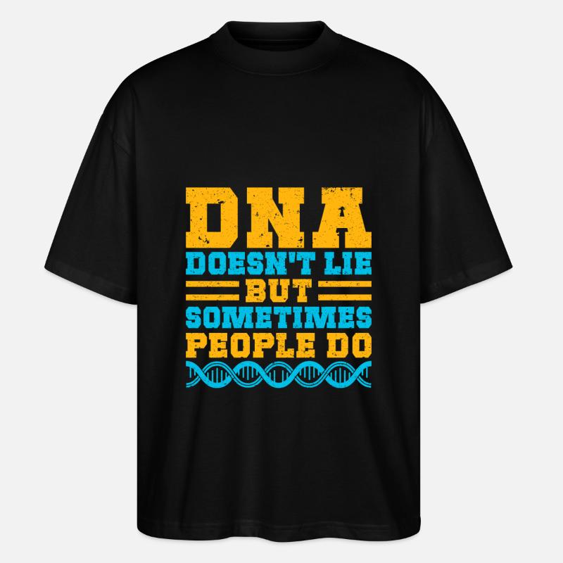 L’ADN ne ment pas - T-shirt bio Blaster 2.0 coupe oversize Stanley/Stella Unisexe - noir