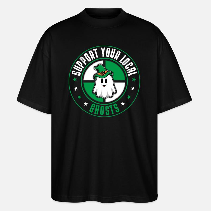 Ghosts - Stanley/Stella Oversized Unisex Bio T-Shirt Blaster 2.0 - Schwarz