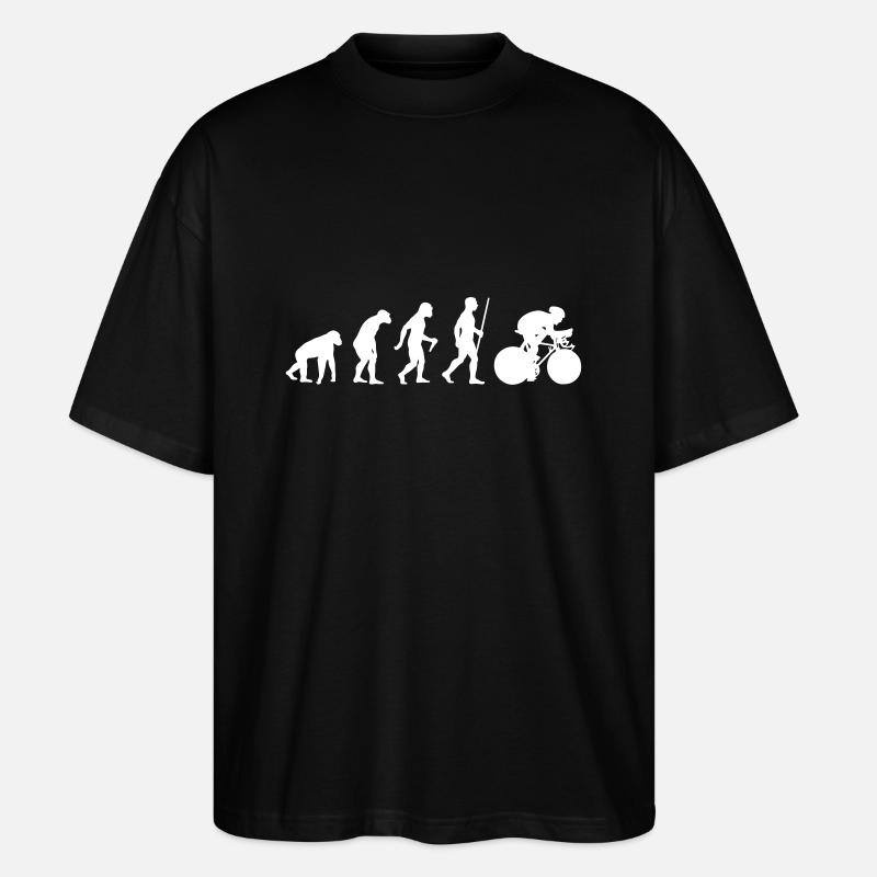 Cyclist Evolution - Stanley/Stella Oversized Unisex Bio T-Shirt Blaster 2.0 - Schwarz