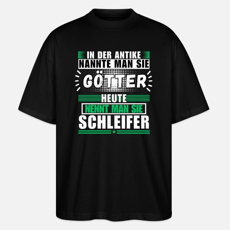 Men become grinders - Stanley/Stella Oversized Unisex Organic T-shirt Blaster 2.0 - black