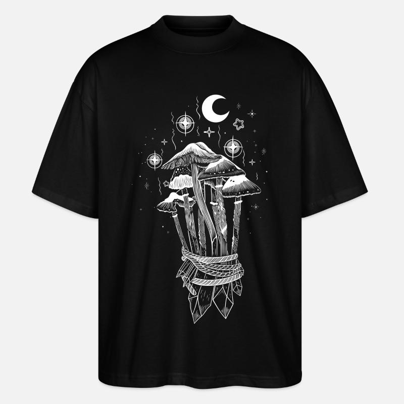Champignons Magic Champignons Magiques - T-shirt bio Blaster 2.0 coupe oversize Stanley/Stella Unisexe - noir