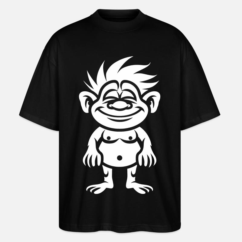 Troll - Stanley/Stella Oversized Unisex Bio T-Shirt Blaster 2.0 - Schwarz