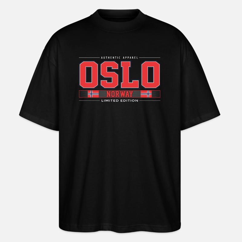 OSLO - Stanley/Stella Oversized Unisex Bio T-Shirt Blaster 2.0 - Schwarz