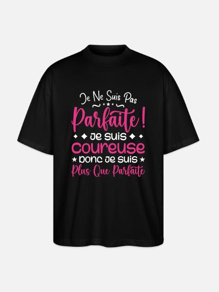 A more than perfect runner, a dream job - Stanley/Stella Oversized Unisex Organic T-shirt Blaster 2.0 - black