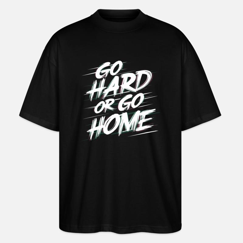 Faites-le - allez-y ou partez - T-shirt bio Blaster 2.0 coupe oversize Stanley/Stella Unisexe - noir