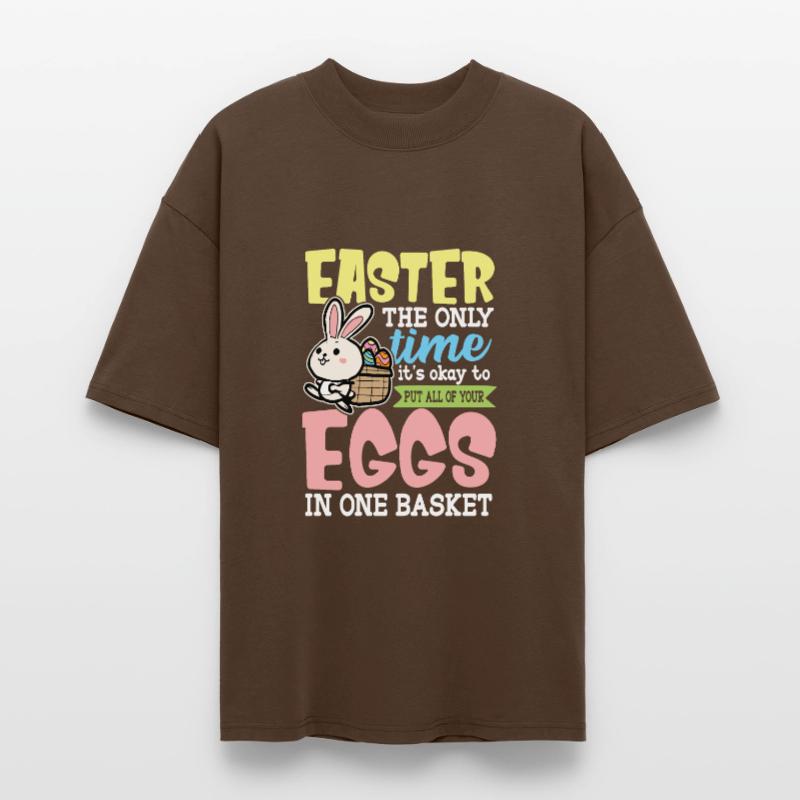 Easter Easter Easter Nest Easter Egg Hunt Stanley/Stella Oversized Unisex Organic T-shirt Blaster 2.0