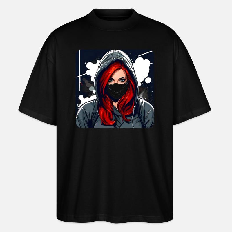 Cooles Rudegirl - Stanley/Stella Oversized Unisex Bio T-Shirt Blaster 2.0 - Schwarz