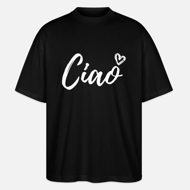 Ciao - Stanley/Stella Oversized Unisex Bio T-Shirt Blaster 2.0 - Schwarz