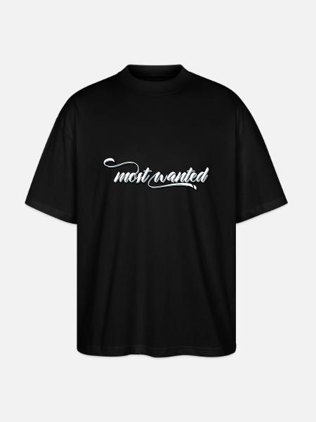most wanted - Stanley/Stella Oversized Unisex Organic T-shirt Blaster 2.0 - black