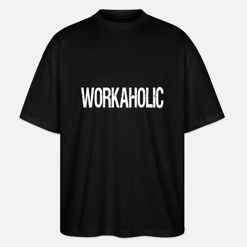 bourreau de travail - T-shirt bio Blaster 2.0 coupe oversize Stanley/Stella Unisexe - noir