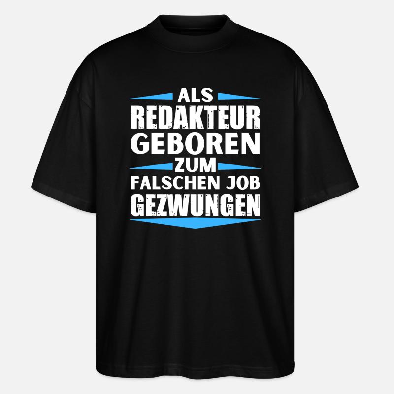L’éditeur s’est trompé d’emploi - T-shirt bio Blaster 2.0 coupe oversize Stanley/Stella Unisexe - noir