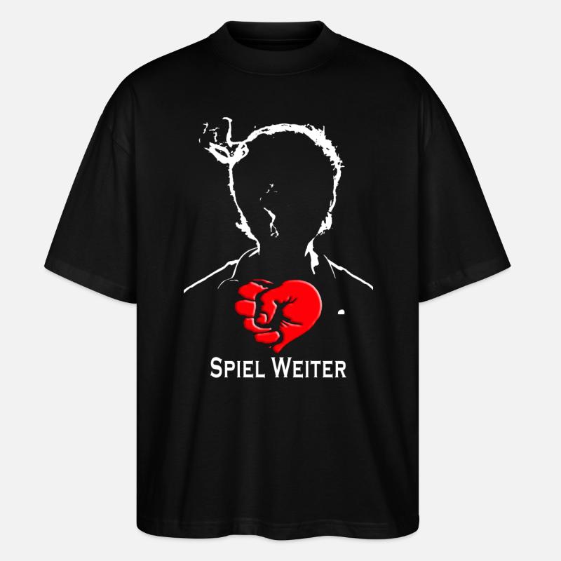Spiel Weiter Grafik - Stanley/Stella Oversized Unisex Bio T-Shirt Blaster 2.0 - Schwarz