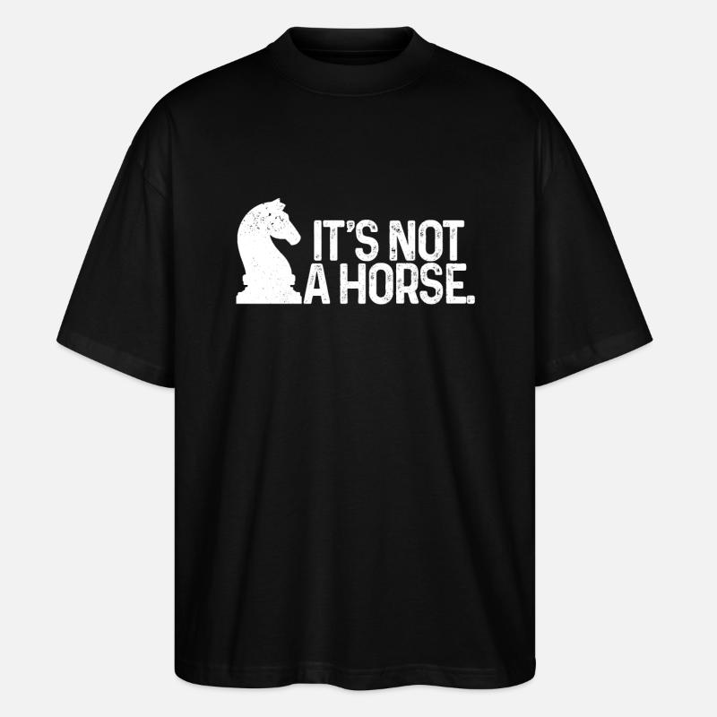 Chess Chess Player Gift - Stanley/Stella Oversized Unisex Organic T-shirt Blaster 2.0 - black