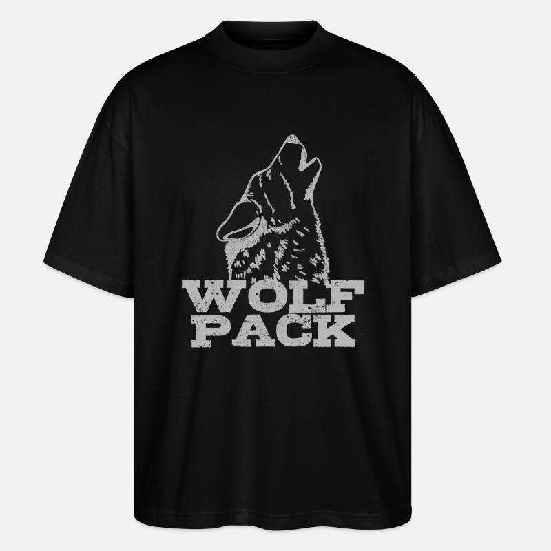 Cadeau de Wolf Pack - T-shirt bio Blaster 2.0 coupe oversize Stanley/Stella Unisexe - noir