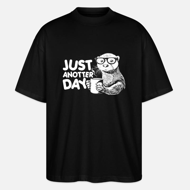 Otter - Stanley/Stella Oversized Unisex Bio T-Shirt Blaster 2.0 - Schwarz