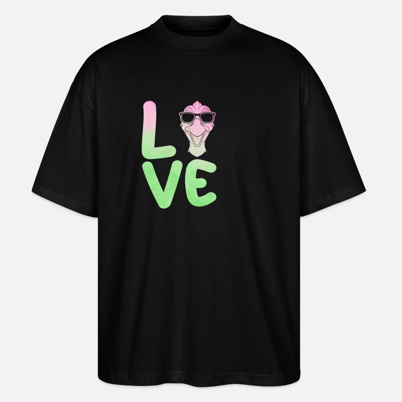 Gans - Stanley/Stella Oversized Unisex Bio T-Shirt Blaster 2.0 - Schwarz