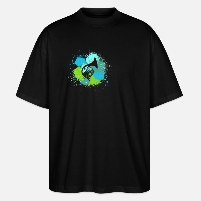 Cor français - T-shirt bio Blaster 2.0 coupe oversize Stanley/Stella Unisexe - noir