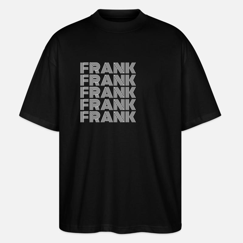 Frank - Stanley/Stella Oversized Unisex Bio T-Shirt Blaster 2.0 - Schwarz