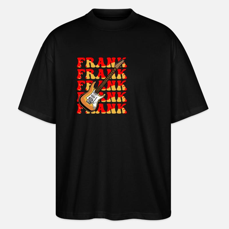 Frank - Stanley/Stella Oversized Unisex Bio T-Shirt Blaster 2.0 - Schwarz